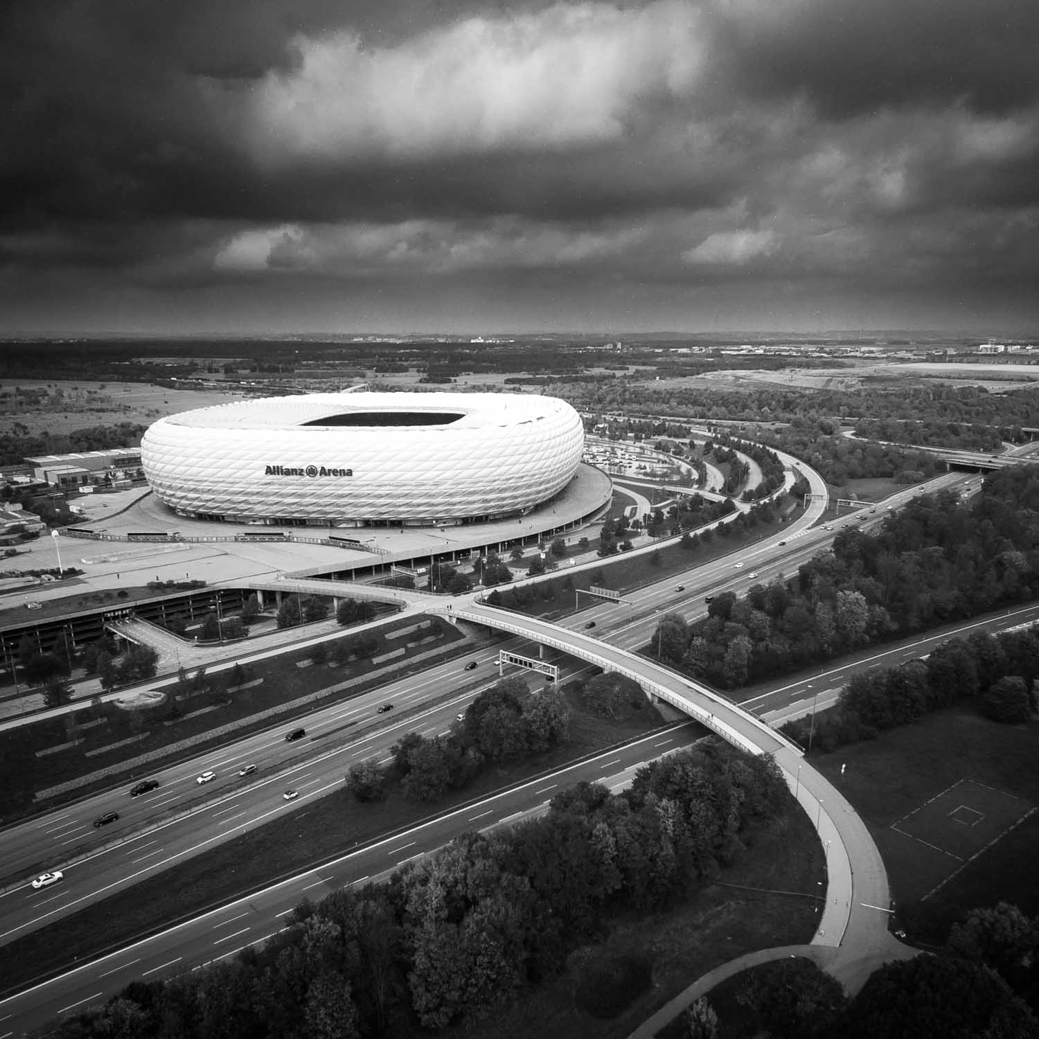 Aerial Photography – Allianz Arena & Munich North 🏟️