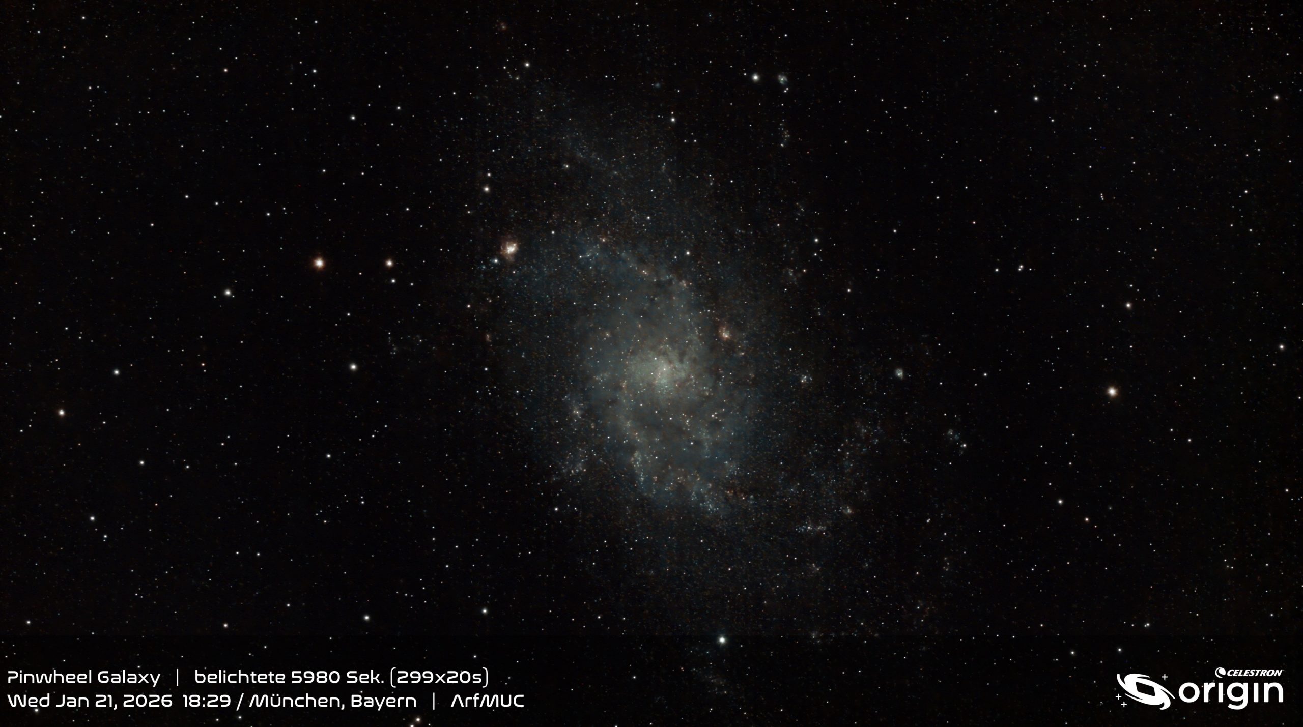 Chasing Spiral Arms – Pinwheel Galaxy (M101) 🌌